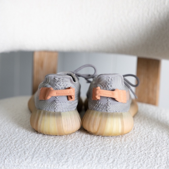 Adidas YEEZY BOOST 350 V2 Gray and Orange Size 7 us womens - Picture 7 of 12